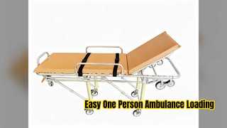 بارگیری خودکار برانکارد نجات با پشتی قابل تنظیم