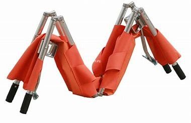 برانکارد تاشو آلیاژ آلومینیوم قابل حمل، انتقال بیمار اورژانسی