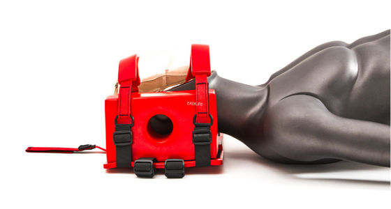 ستون فقرات تخته های سر تخته های پشت بیمارستان Universal Head Immobilizer For Spine Stretcher