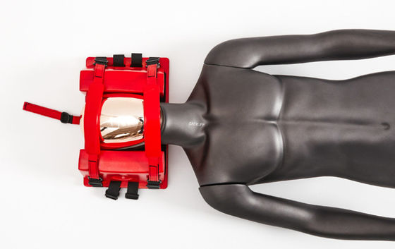 ستون فقرات تخته های سر تخته های پشت بیمارستان Universal Head Immobilizer For Spine Stretcher