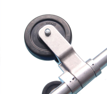 پشت سر قابل تنظیم کشویی قابل جمع کردن پاهای حمایتی و چرخ