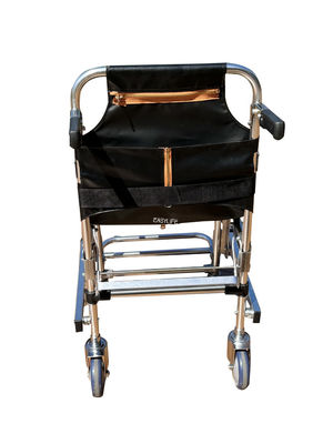 نردبان پله های آلومینیوم با پارچه PVC 4 چرخ و 6 دسته