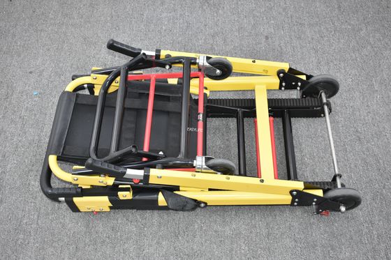 آلومینیوم آلیاژ دستی نوع کشنده پله کشنده تاشو سبک برای انتقال بیمار بیمارستان