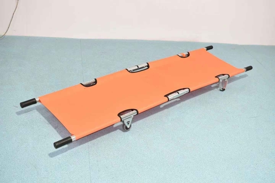 قیمت خوب 104 X 17 X 9 سانتی‌متر برانکارد پزشکی تاشو آلیاژ آلومینیوم حمل و نقل بیمارستانی آنلاین
