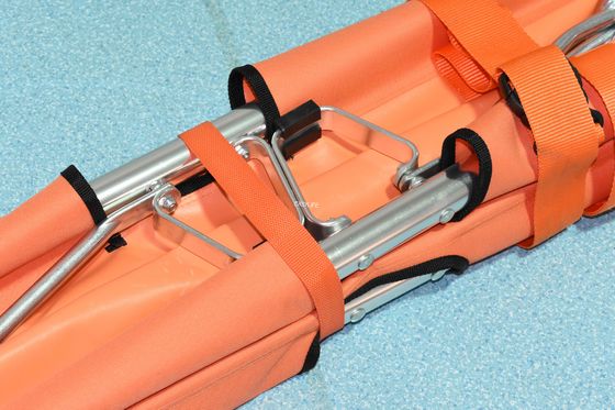 برانکارد تاشو آلیاژ آلومینیوم قابل حمل، انتقال بیمار اورژانسی