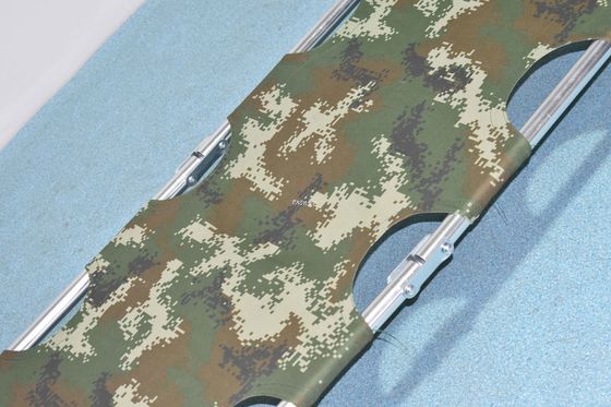 برانکارد پزشکی تاشو 46 X 48 X14cm آلیاژ آلومینیوم سبز نظامی 7 کیلوگرم