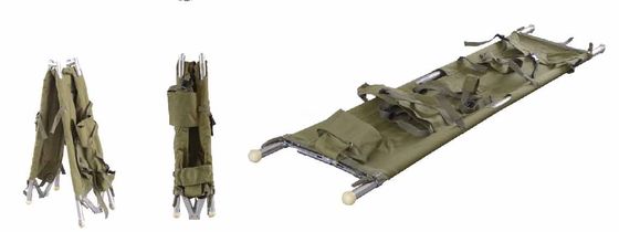 برانکارد طبی تاشو آلیاژ آلومینیوم 200 x 46 x 16cm برای آمبولانس 9 کیلوگرم