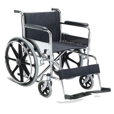قیمت خوب کارخانه فروش داغ ویلچر دستی با کیفیت بالا ویلچر سبک وزن 20 کیلوگرم 455 میلی متر آنلاین