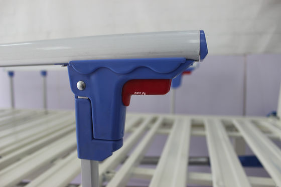 تخت های دستی بیمارستانی 220 سانتی متری 250 کیلوگرم آلیاژ آلومینیوم با تشک تخت نیمه فاولر