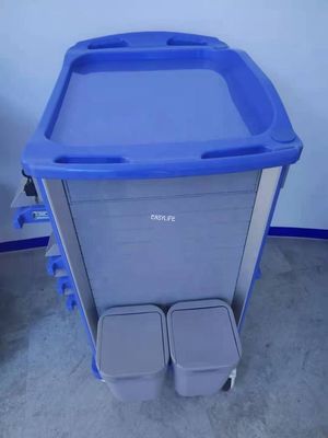 تجهیزات چرخ دستی اورژانس 480 میلی متری 92 سانتی متر در سبد خرید بیمارستان GB2626