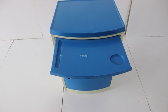 سینی بارگیری 50 کیلوگرم کابینت کنار تخت بیمارستان ABS با قفل