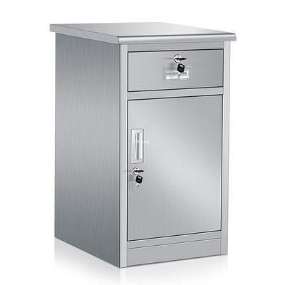 کمد 450 میلی متری بیمارستان میز ناهارخوری کمد کنار تخت بیمار کمد سبز روشن Odm