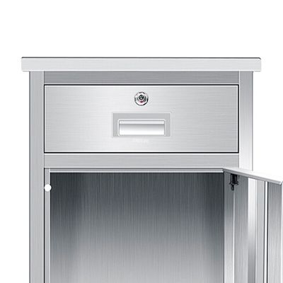 کمد 450 میلی متری بیمارستان میز ناهارخوری کمد کنار تخت بیمار کمد سبز روشن Odm