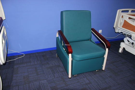 تخت‌ها و صندلی‌های تاشو قابل تبدیل بیمارستان DG-F03 برای استراحت، بازدید و انتظار خواب صندلی همراه 11900 میلی‌متر