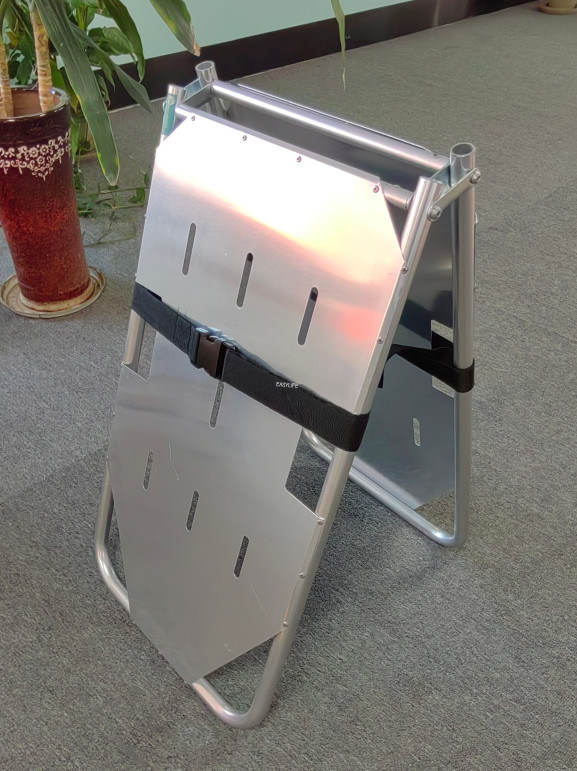 تخته سخت آلومینیوم آلیاژ دو تا کشش برای انتقال بیمار وزن سبک آسان برای حمل