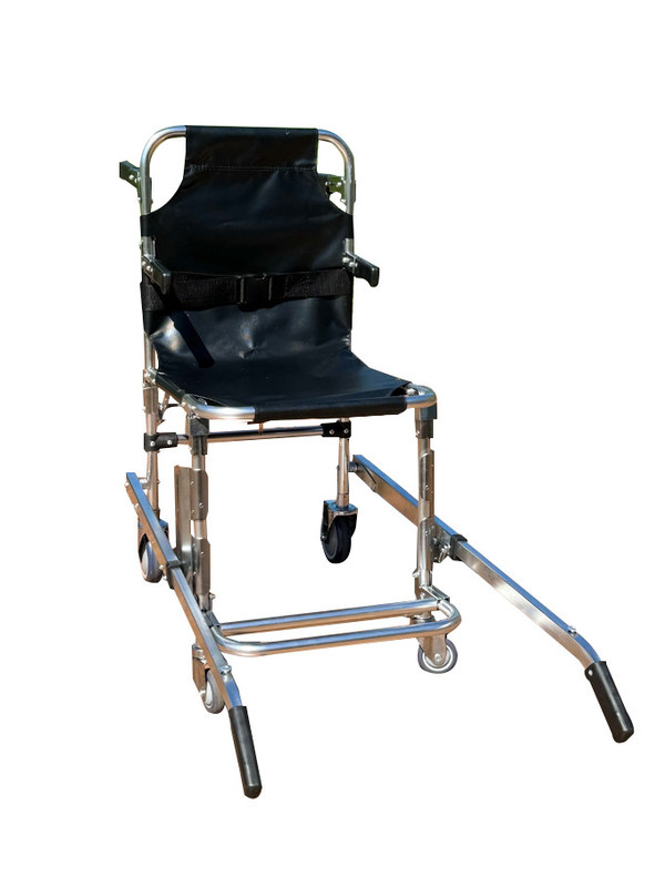 نردبان پله های آلومینیوم با پارچه PVC 4 چرخ و 6 دسته