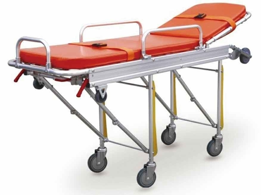 قیمت خوب آلومینیوم آلیاژ کشوی آمبولانس قابل تاشو ارتفاع انتقال بیمار و پشت کمک های نجات قابل تنظیم آنلاین