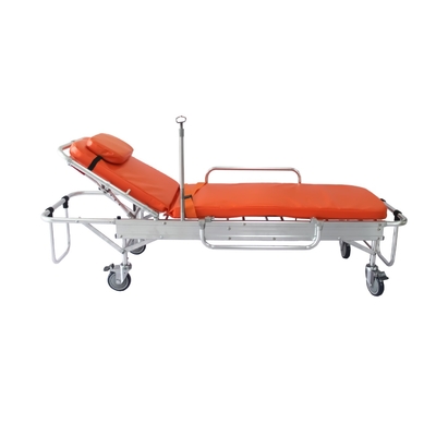 قیمت خوب برانکارد آمبولانس تاشو Gurney 50 سانتی متری 30 درجه برای کلینیک آنلاین