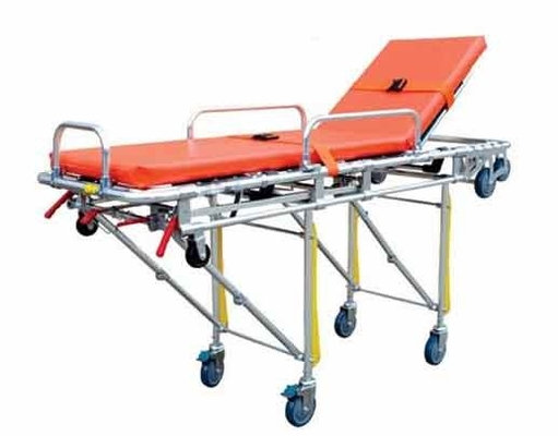 قیمت خوب برانکارد آمبولانس تاشو باریاتریک L1900MM 75 درجه انتقال بیمار آنلاین