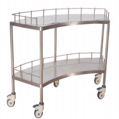 قیمت خوب 1400MM 45CMHospital Medical Furniture Instrument Surgical Instrument Steel Stainless Steel Tray with کشو و چرخ آنلاین
