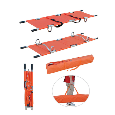 قیمت خوب برانکار بستر پزشکی آمبولانس تاشو تاشو 210 × 44 × 6 سانتی متر 159 کیلوگرم بار آنلاین